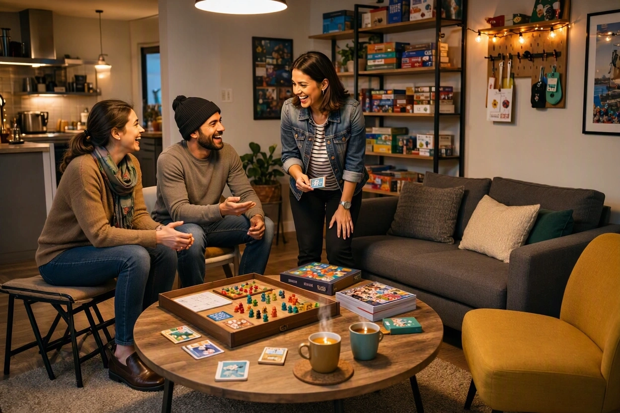15 Creative Ideas for Hosting Party in Small Spaces 11 Plan an Interactive Game Night 15 Creative Ideas for Hosting Party in Small Spaces - 11
