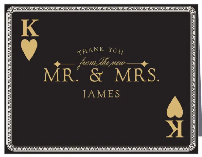 foil card The Perfect Wedding Invites For Your Wedding - 5