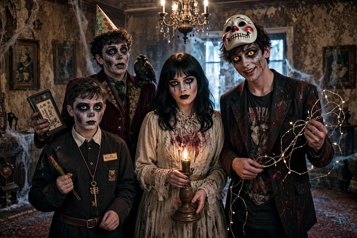 16 Funny & Scary Halloween Costumes for Teenagers 15 Chaotic Haunted House Guest 16 Funny & Scary Halloween Costumes for Teenagers - 15