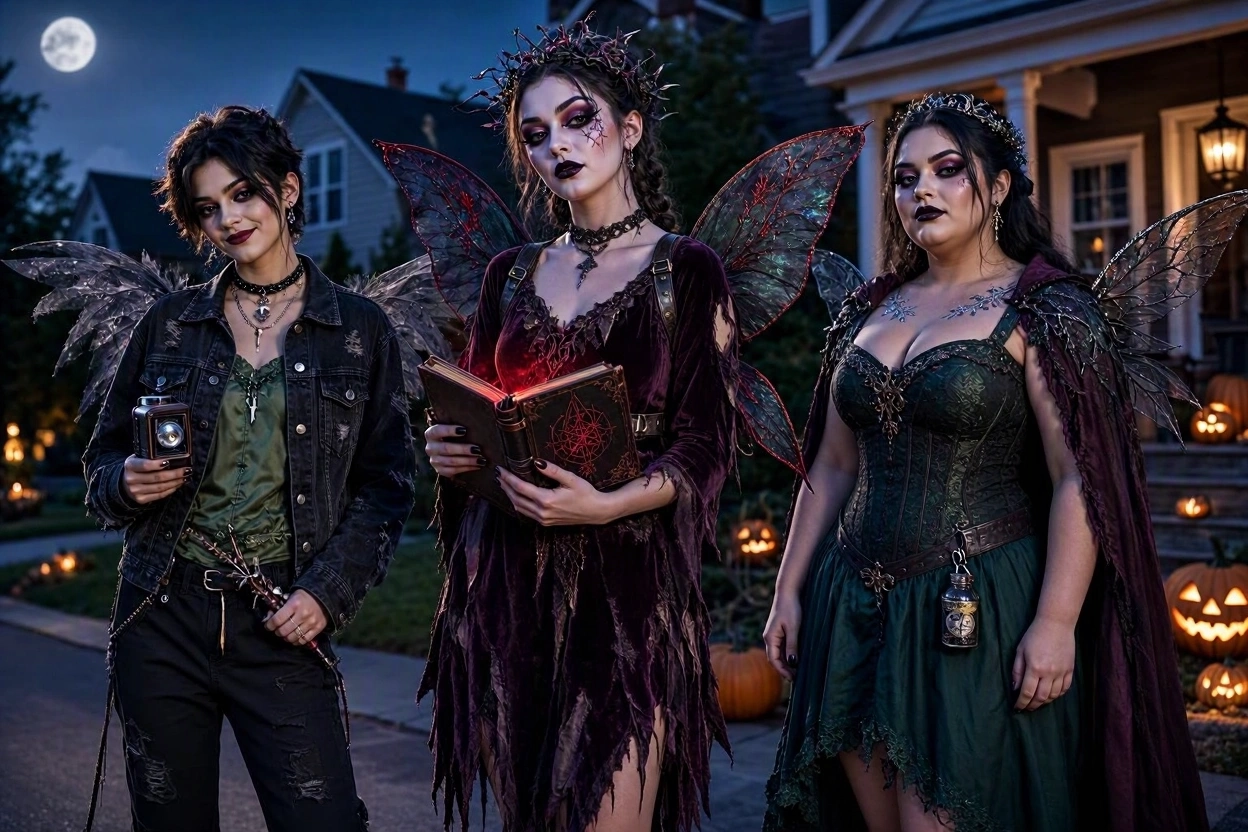 16 Funny & Scary Halloween Costumes for Teenagers 16 Evil Fairy With Terrible Wishes 16 Funny & Scary Halloween Costumes for Teenagers - 16