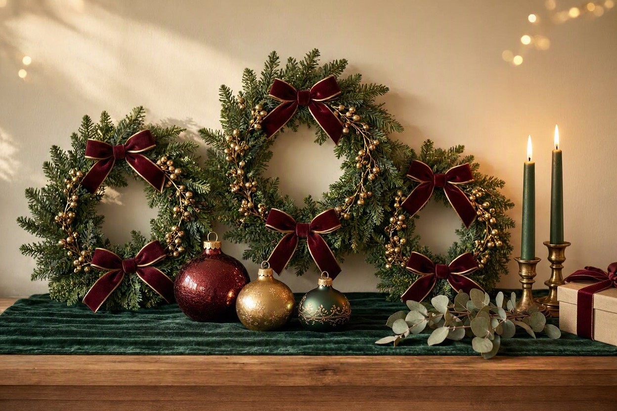 Top 10 Christmas Decoration Ideas & Trends 2 Forest Green Burgundy and Antique Gold Christmas Decorations Top 10 Christmas Decoration Ideas & Trends - 2
