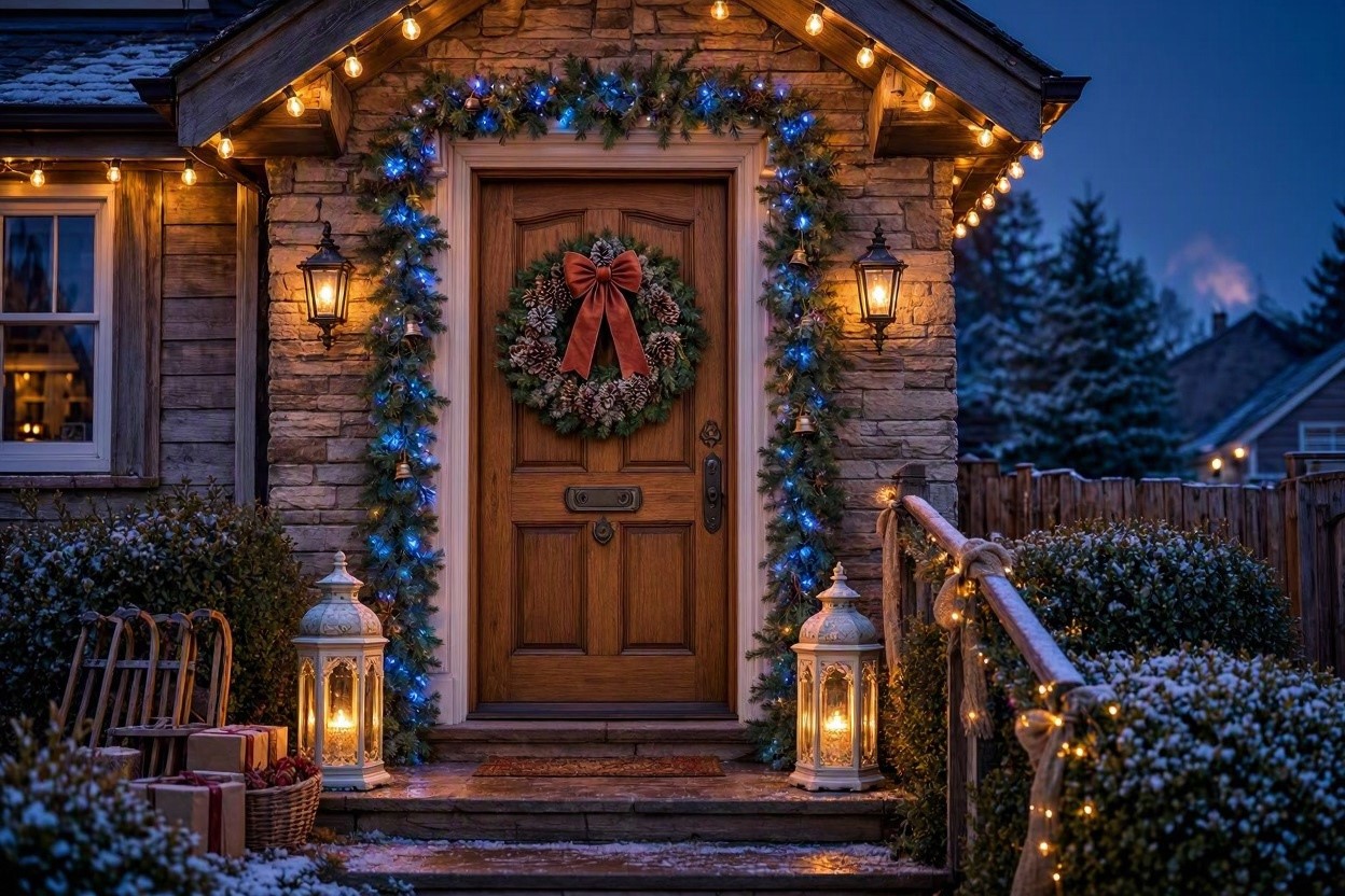 15 Hottest Christmas Decoration Trends & Ideas 15 Magical Outdoor Christmas Lighting and Entrance Decorations 1 15 Hottest Christmas Decoration Trends & Ideas - 15 Christmas decoration trends