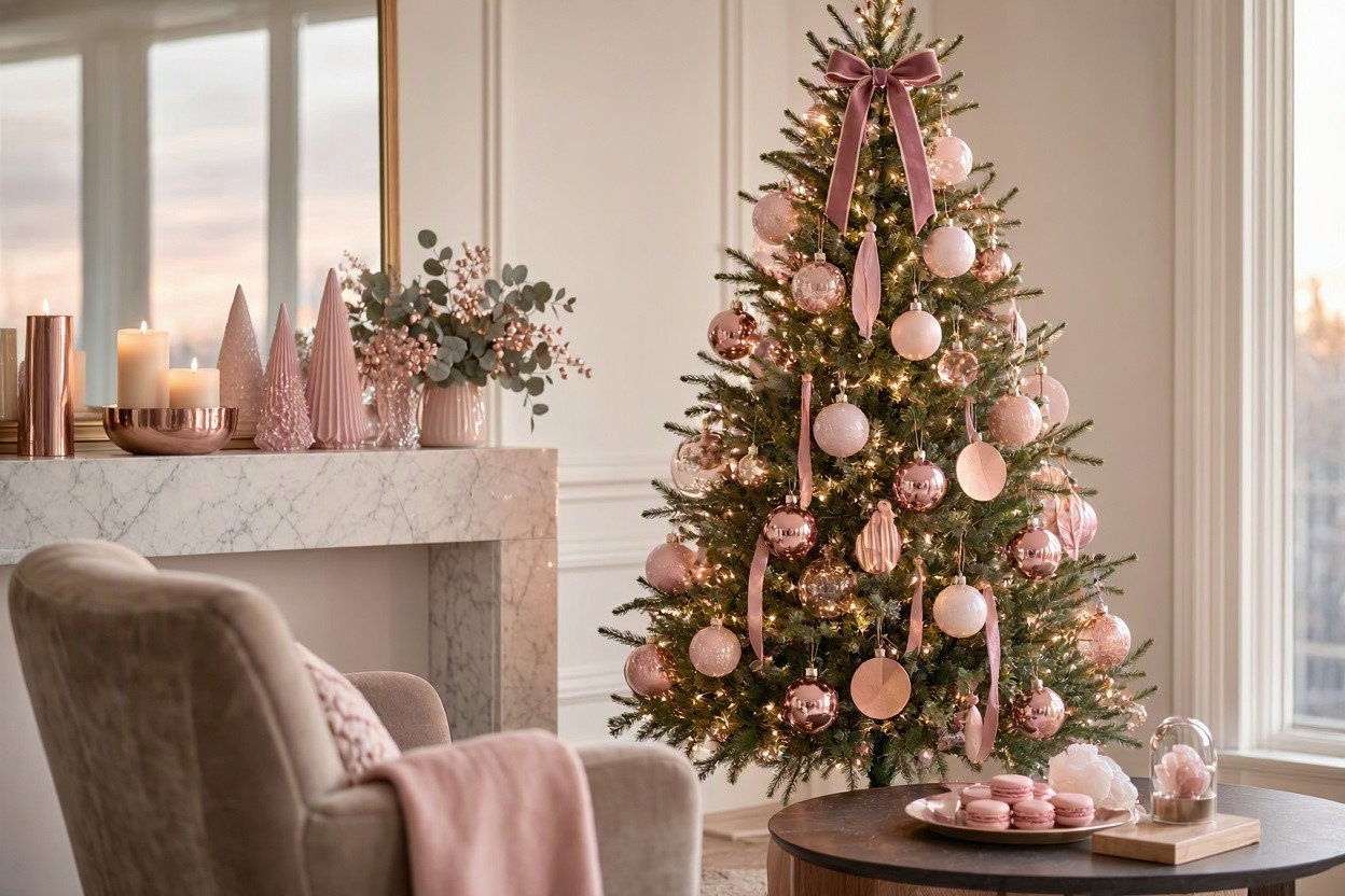 15 Hottest Christmas Decoration Trends & Ideas 10 Pink Christmas Decorations for a Romantic and Modern Look 15 Hottest Christmas Decoration Trends & Ideas - 10 Christmas decoration trends