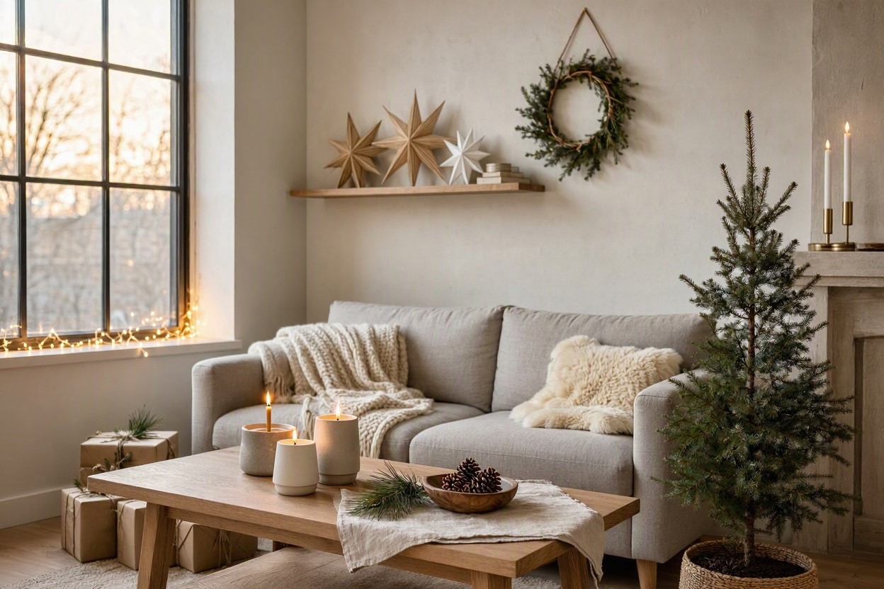 Top 10 Christmas Decoration Ideas & Trends 8 Scandinavian Christmas Decorations for a Cozy Minimalist Home Top 10 Christmas Decoration Ideas & Trends - 8