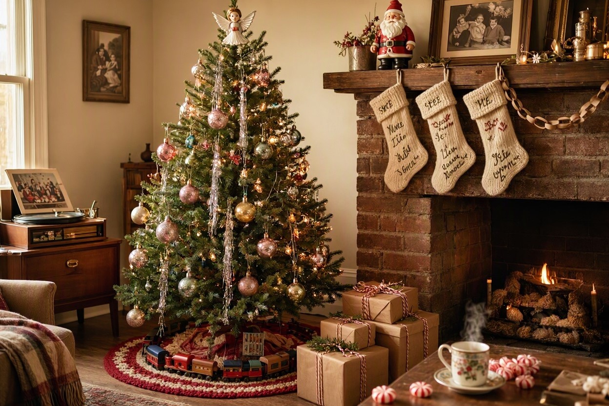 Top 10 Christmas Decoration Ideas & Trends 4 Vintage Christmas Decorations and Nostalgic Holiday Traditions Top 10 Christmas Decoration Ideas & Trends - 4