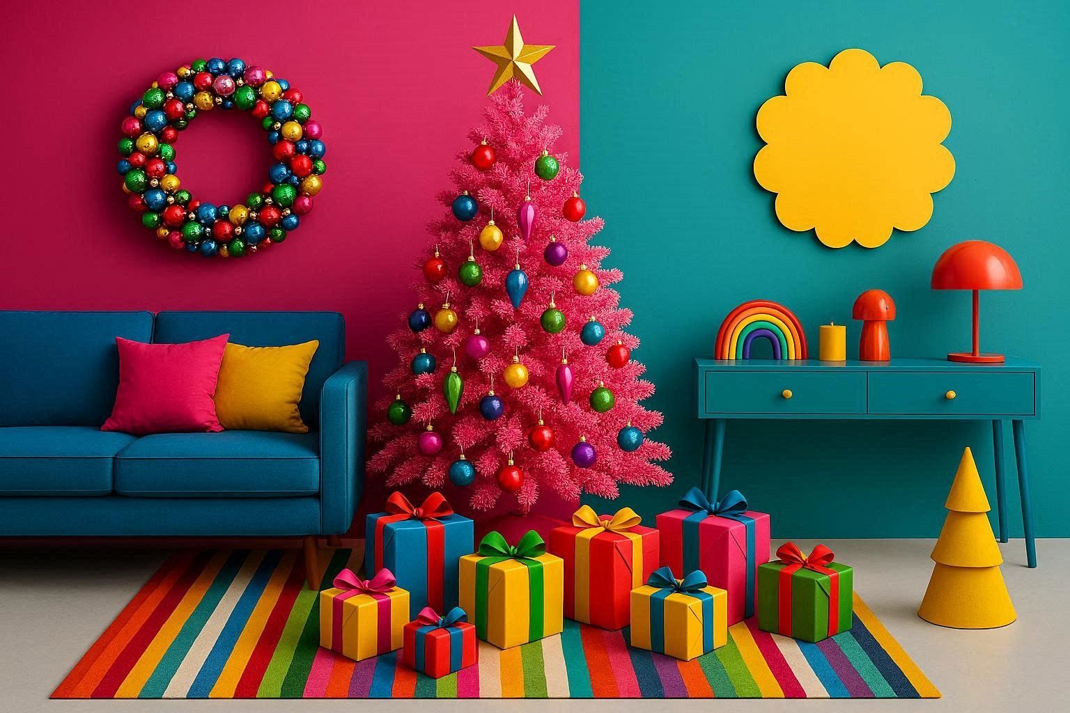 16 Awesome Christmas Decoration Trends and Ideas 18 Bold Color Christmas Themes 16 Awesome Christmas Decoration Trends and Ideas - 18