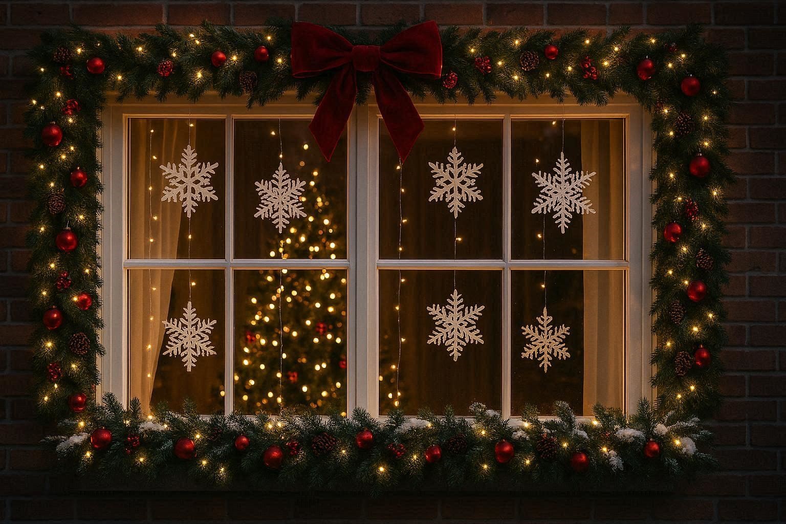19 Adorable Outdoor Christmas Decoration Ideas 13 Christmas Window Decorations for Indoor and Outdoor Beauty 19 Adorable Outdoor Christmas Decoration Ideas - 13