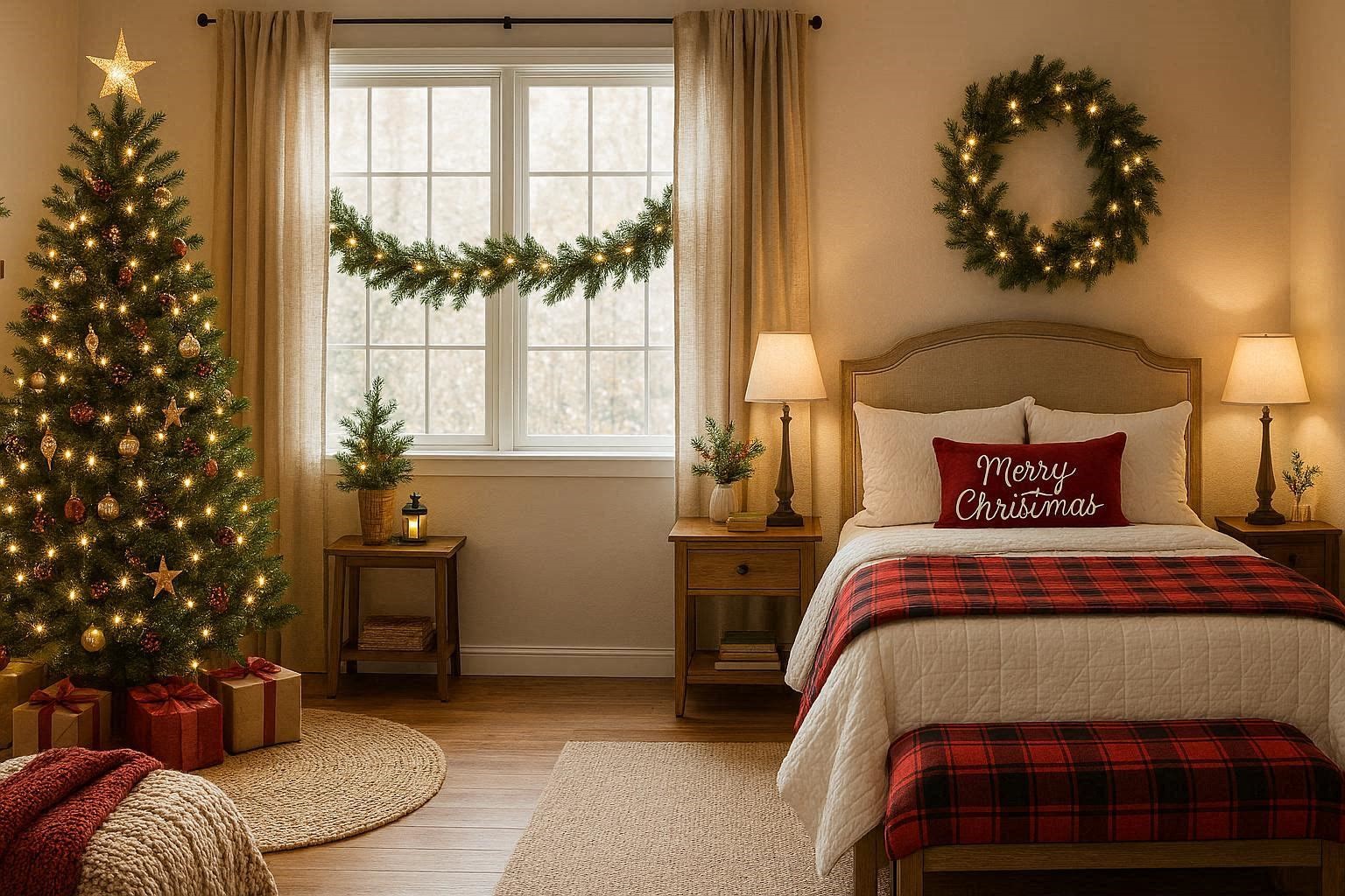 16 Awesome Christmas Decoration Trends and Ideas 9 Cozy Christmas Bedroom Decor 16 Awesome Christmas Decoration Trends and Ideas - 9