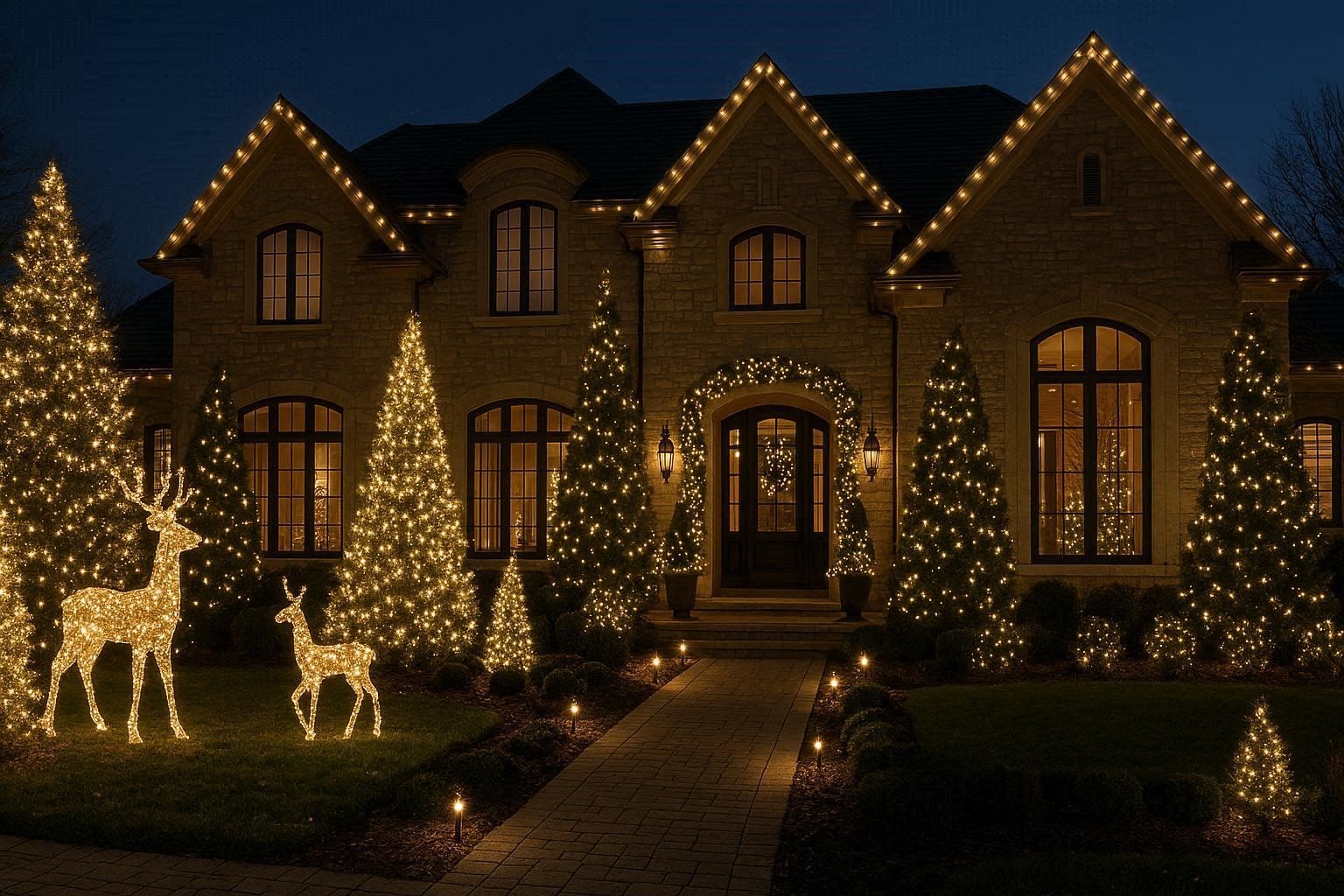 19 Adorable Outdoor Christmas Decoration Ideas 22 Luxury Outdoor Christmas Displays for a Stunning Home 19 Adorable Outdoor Christmas Decoration Ideas - 22