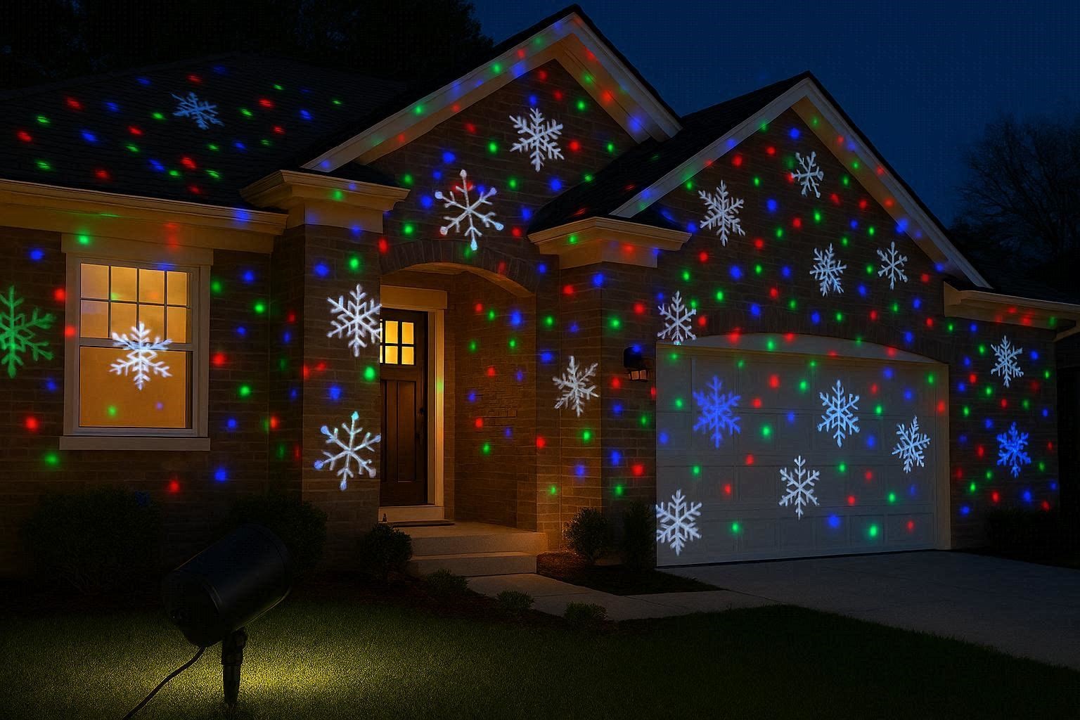 19 Adorable Outdoor Christmas Decoration Ideas 19 Outdoor Christmas Projection Lights for Easy Decorating 19 Adorable Outdoor Christmas Decoration Ideas - 19