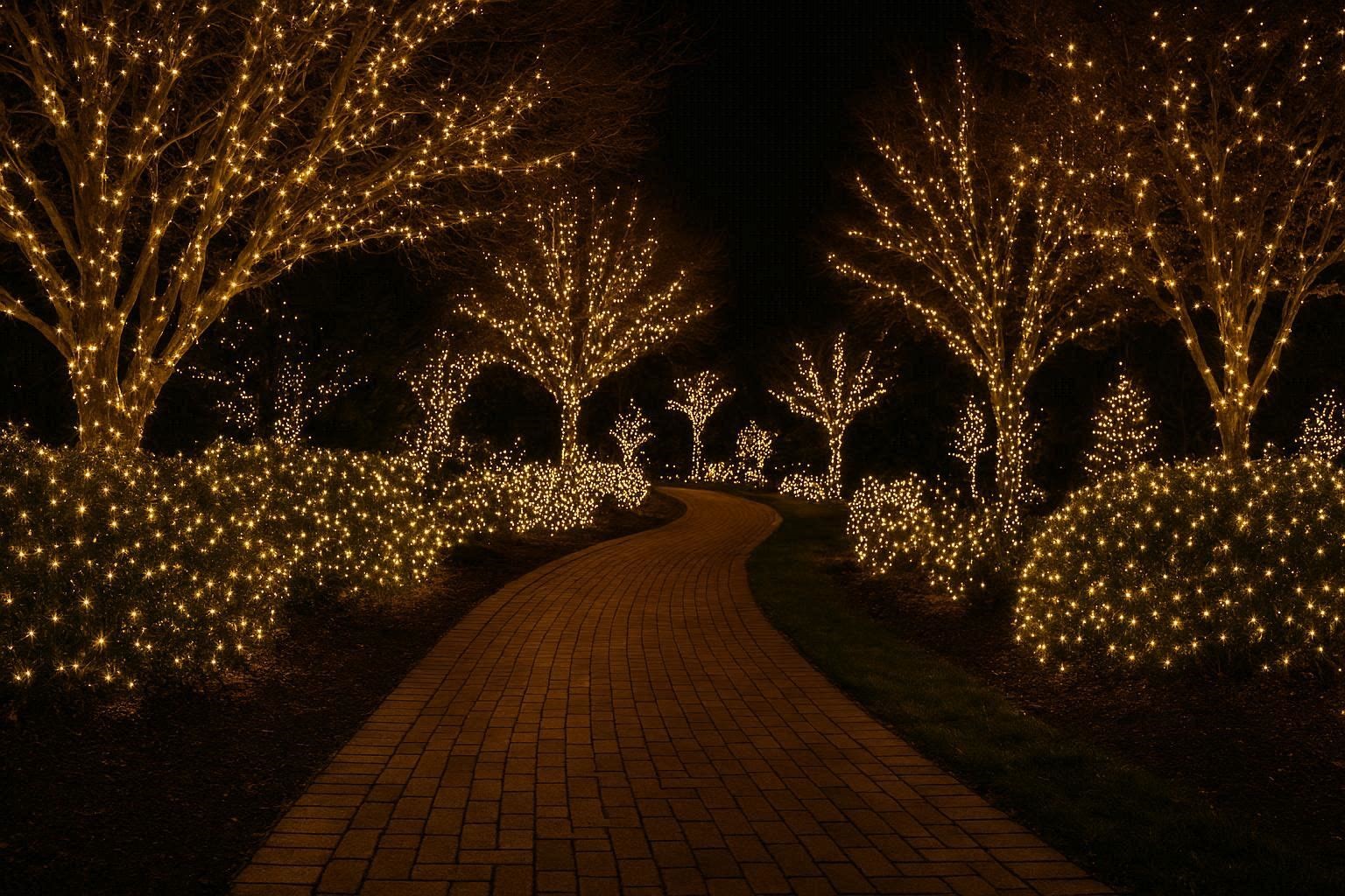 19 Adorable Outdoor Christmas Decoration Ideas 10 Pathway Christmas Lighting 19 Adorable Outdoor Christmas Decoration Ideas - 10