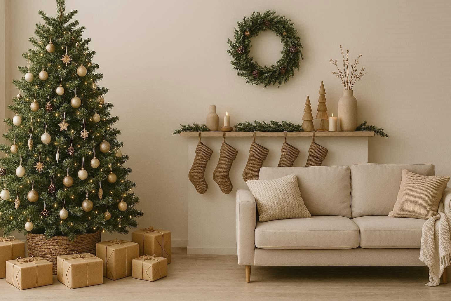 16 Awesome Christmas Decoration Trends and Ideas 5 Warm Minimalist Christmas Decor 16 Awesome Christmas Decoration Trends and Ideas - 5