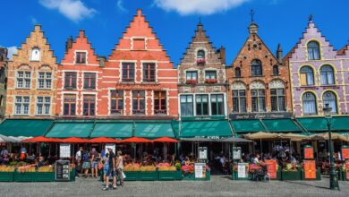 The Markt in Bruges, Belgium