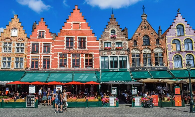 The Markt in Bruges, Belgium