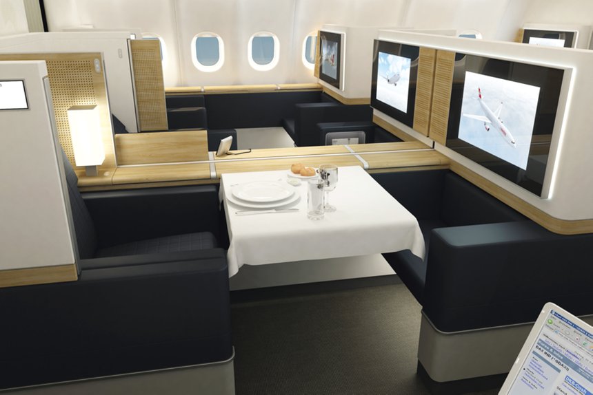 Swiss International Air Lines first class Top 10 Most Luxurious First-class Airlines on Earth - 14