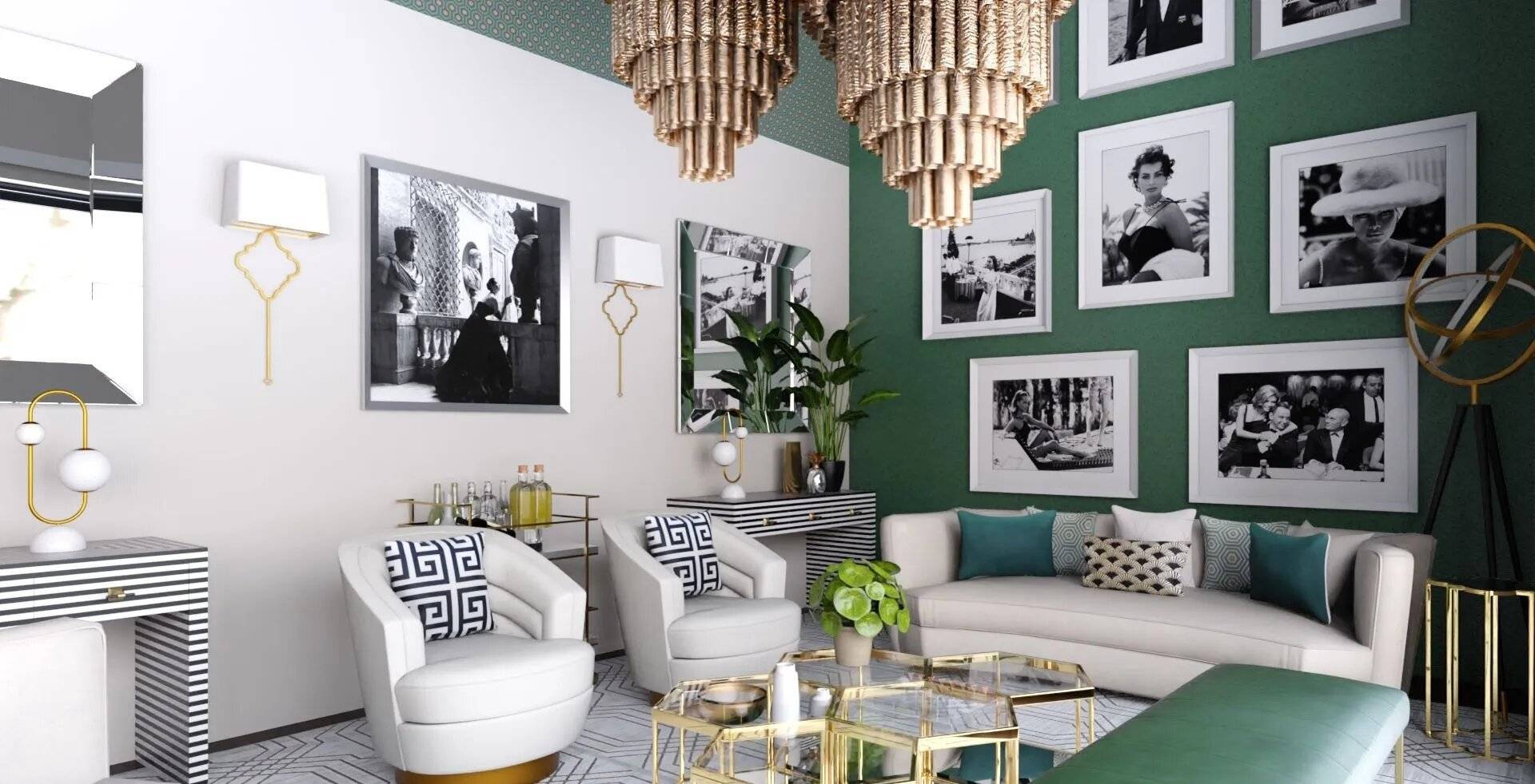 Top 30 Popular Types of Interior Design Styles to Know 25 Hollywood Glam Interior Design Style Top 30 Popular Types of Interior Design Styles to Know - 25 Types of Interior Design Styles
