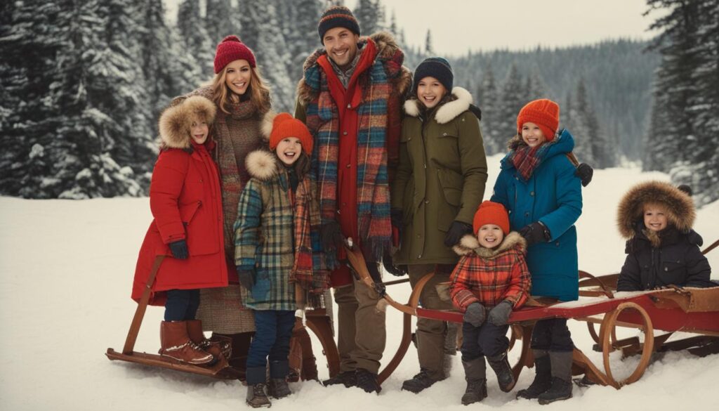 Stylish Winter Clothing for Family Photos