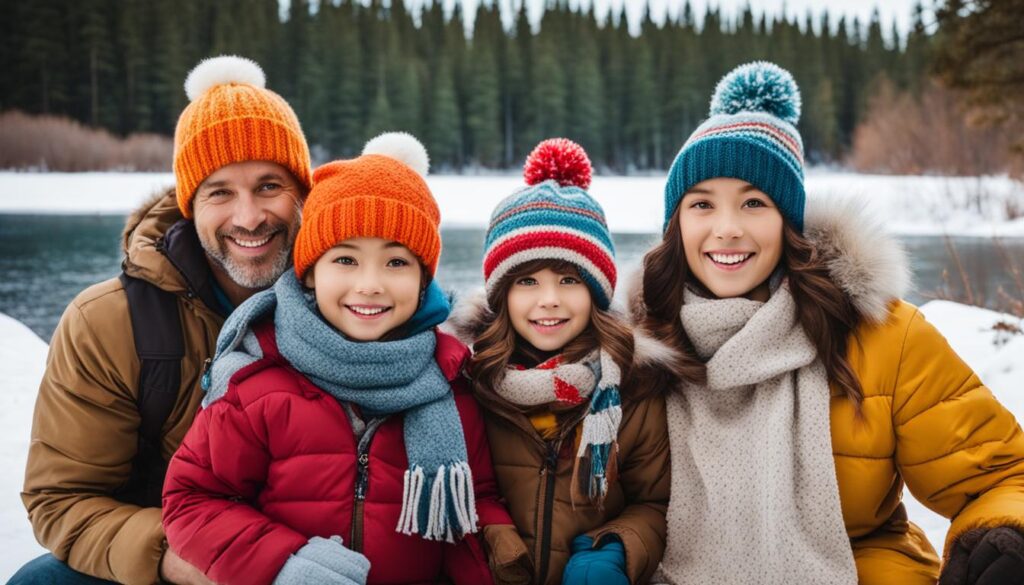cozy winter clothing ideas for family pictures