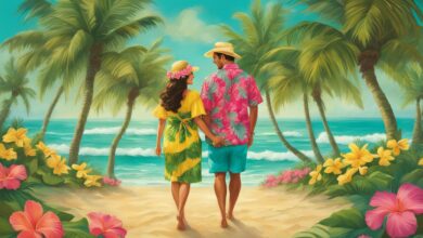 Couples' Fashion: Top 10 Hottest Matching Hawaiian Outfit Ideas for Your Getaway 2 matching hawaiian outfit ideas for couples
