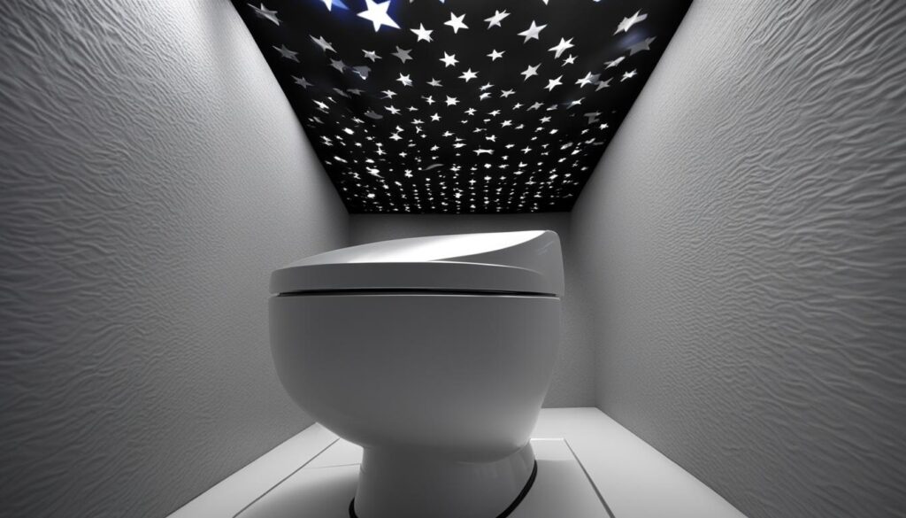 political toilet projector