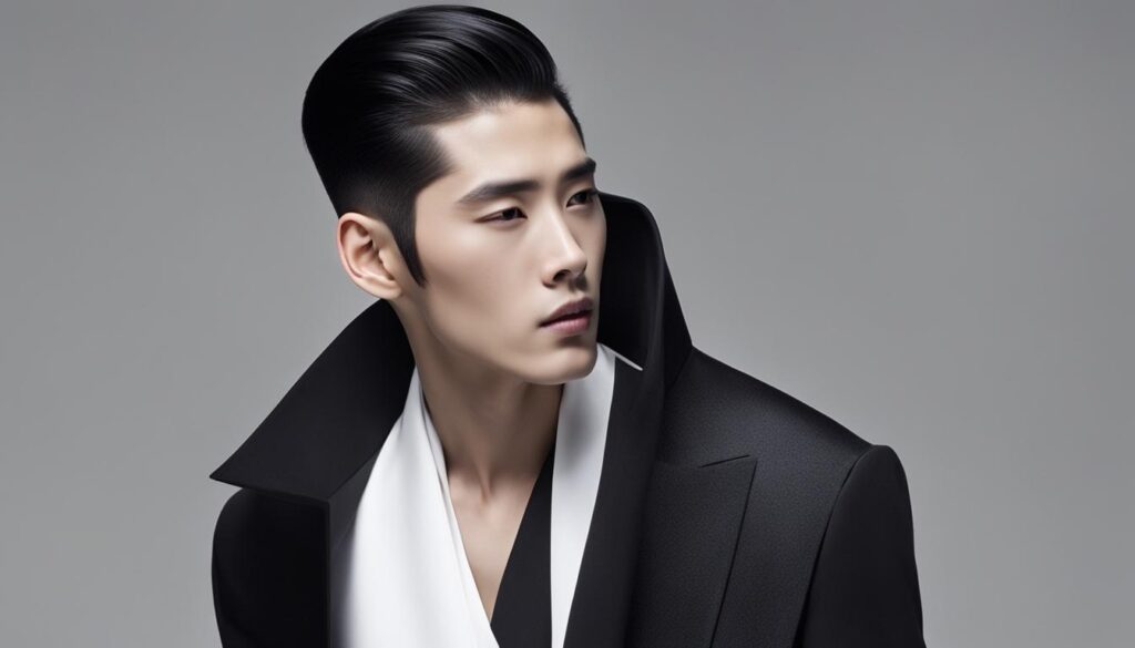 side-parted hairstyle side-parted hairstyle