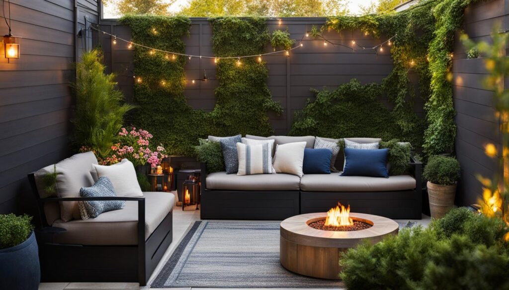 townhouse patio design