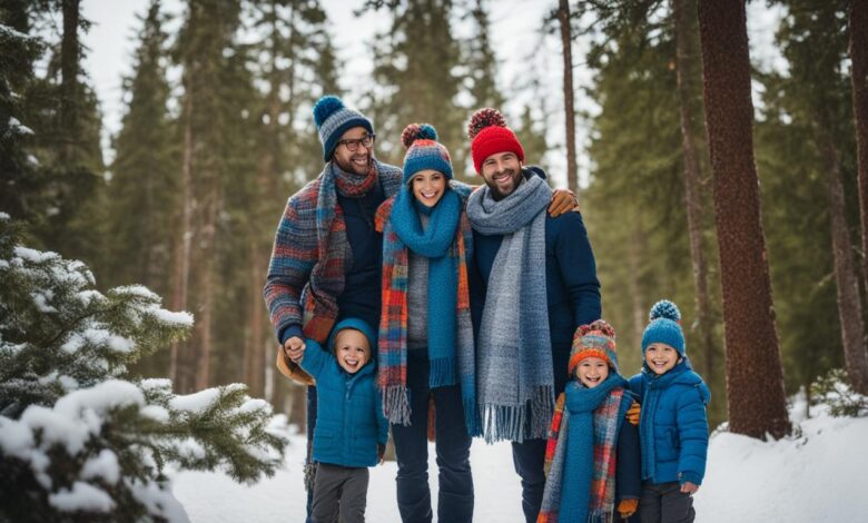 winter family photo clothing ideas