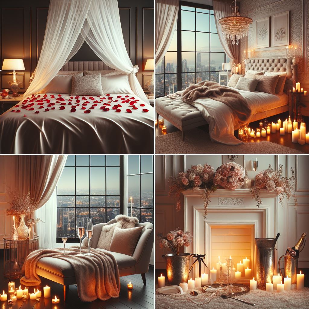 reating a romantic bedroom, comfort should always be a top priority
