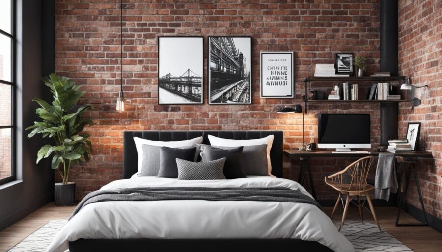 Chic Industrial Bedroom Design Chic Industrial Bedroom Design