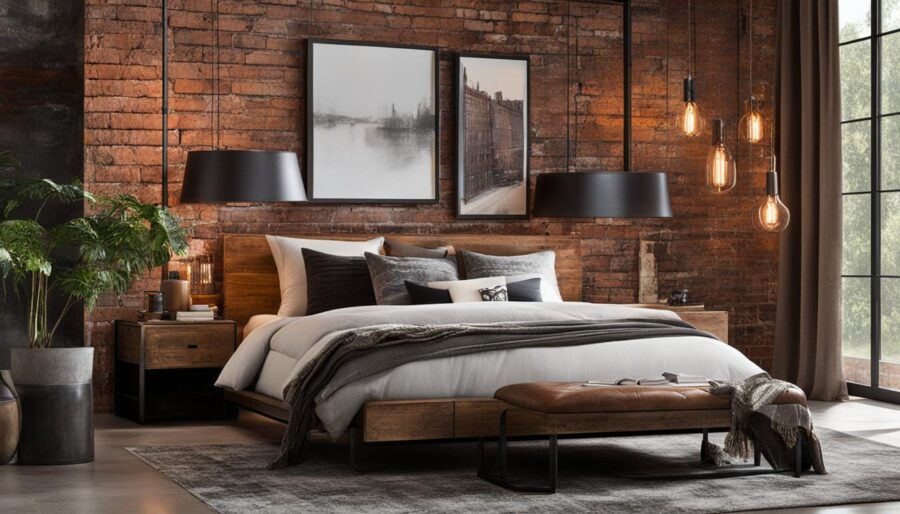Industrial Bedroom Style