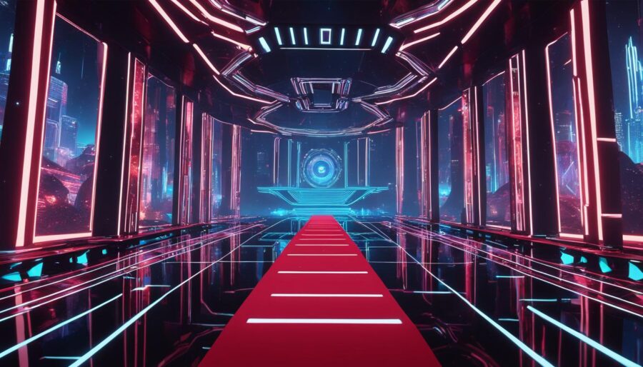 red carpets in the metaverse