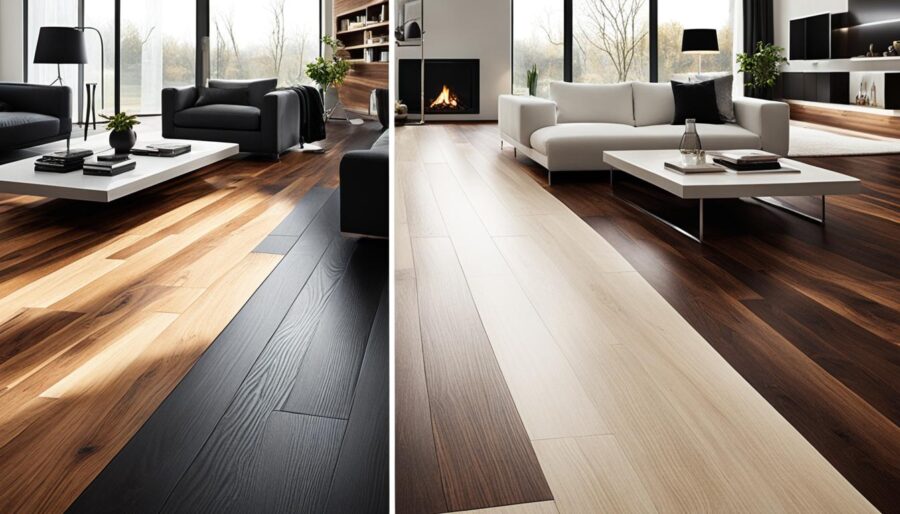 dark vs. light wood flooring