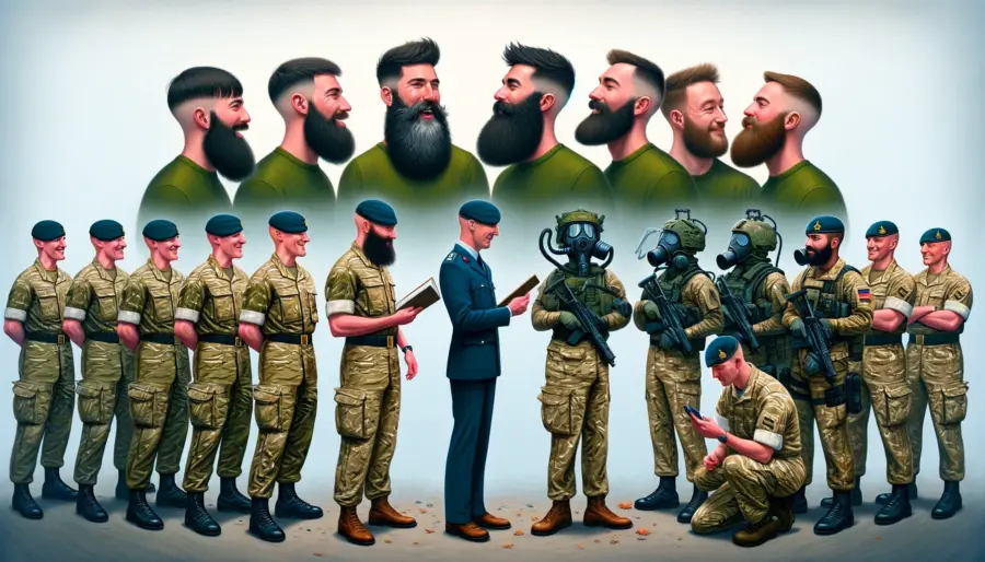 The Beard Debate in the British Army Should British Army Beards Be Allowed? Past, Present, and Grooming Tips - 1 British Army beards