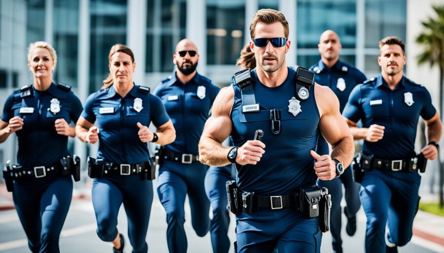fitness trackers for police officers