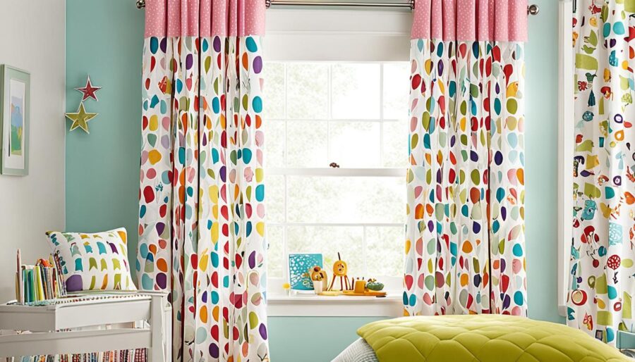 kids' room curtains