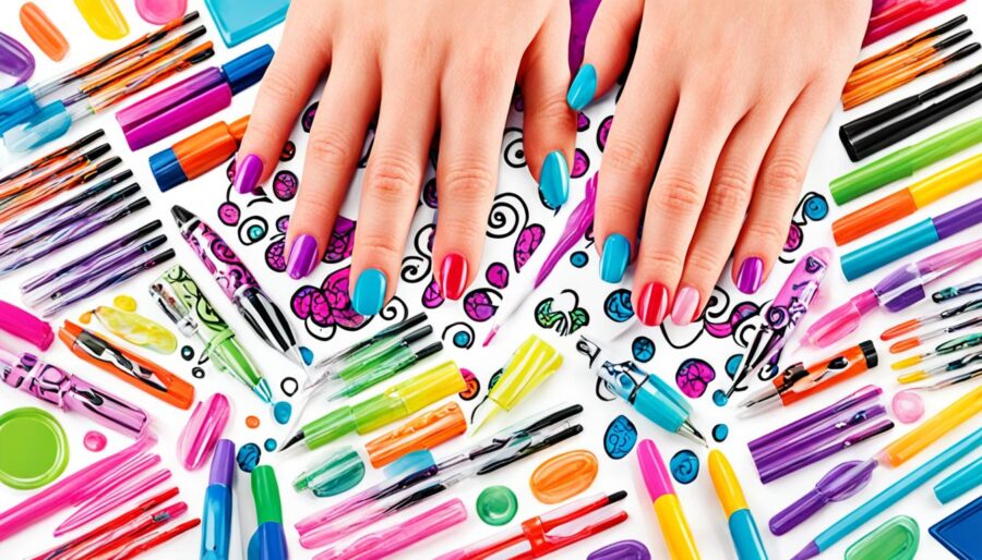 nail art pens and brushes for kids