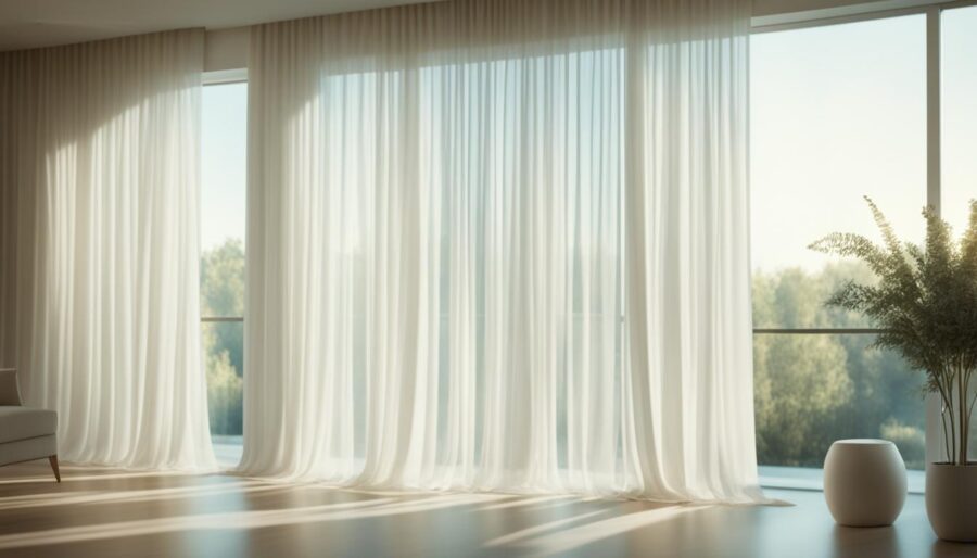 sheer curtains