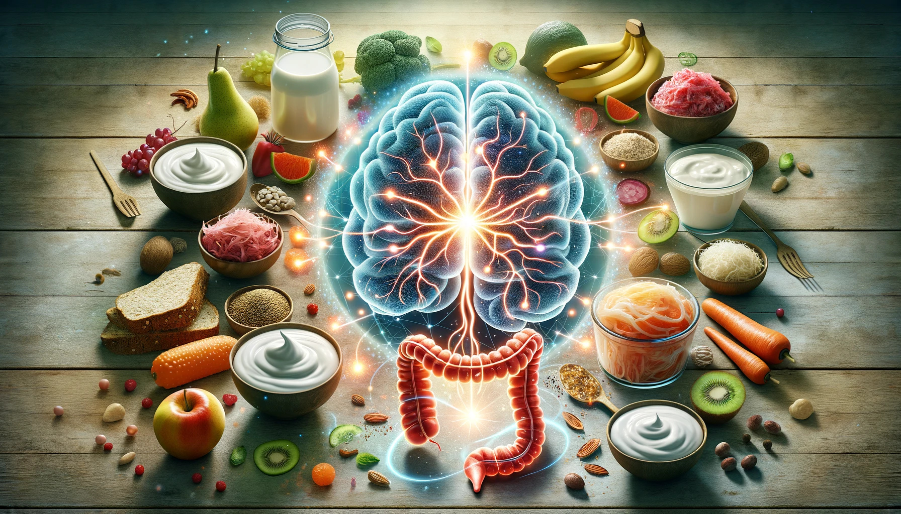 Gut Brain Connection Image Understanding the Relationship Between Nutrition and Mental Health - 1