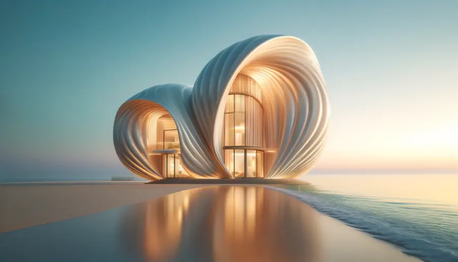 The Seashell House 10 Weird House Design Ideas That Will Make You Say "What the Crazy House?" - 7 weird house design ideas