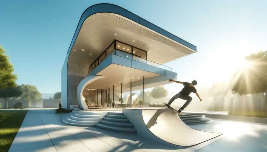 The Skateboard House 10 Weird House Design Ideas That Will Make You Say "What the Crazy House?" - 5 weird house design ideas