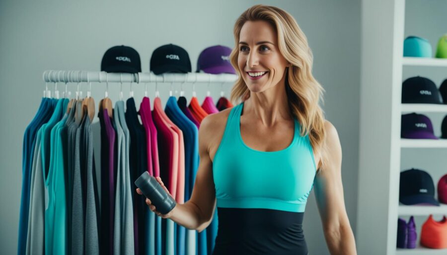 workout clothes selection workout clothes selection