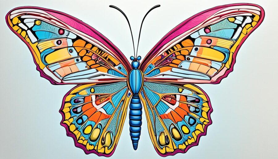 Butterfly anatomy for nature sketching Butterfly anatomy for nature sketching