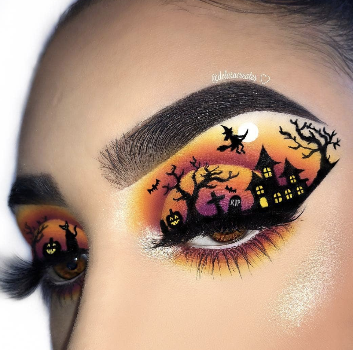 Best Halloween Makeup Ideas 2025: Easy Looks & Creative Inspiration 9 Glamorous Eye Makeup Best Halloween Makeup Ideas 2025: Easy Looks & Creative Inspiration - 9