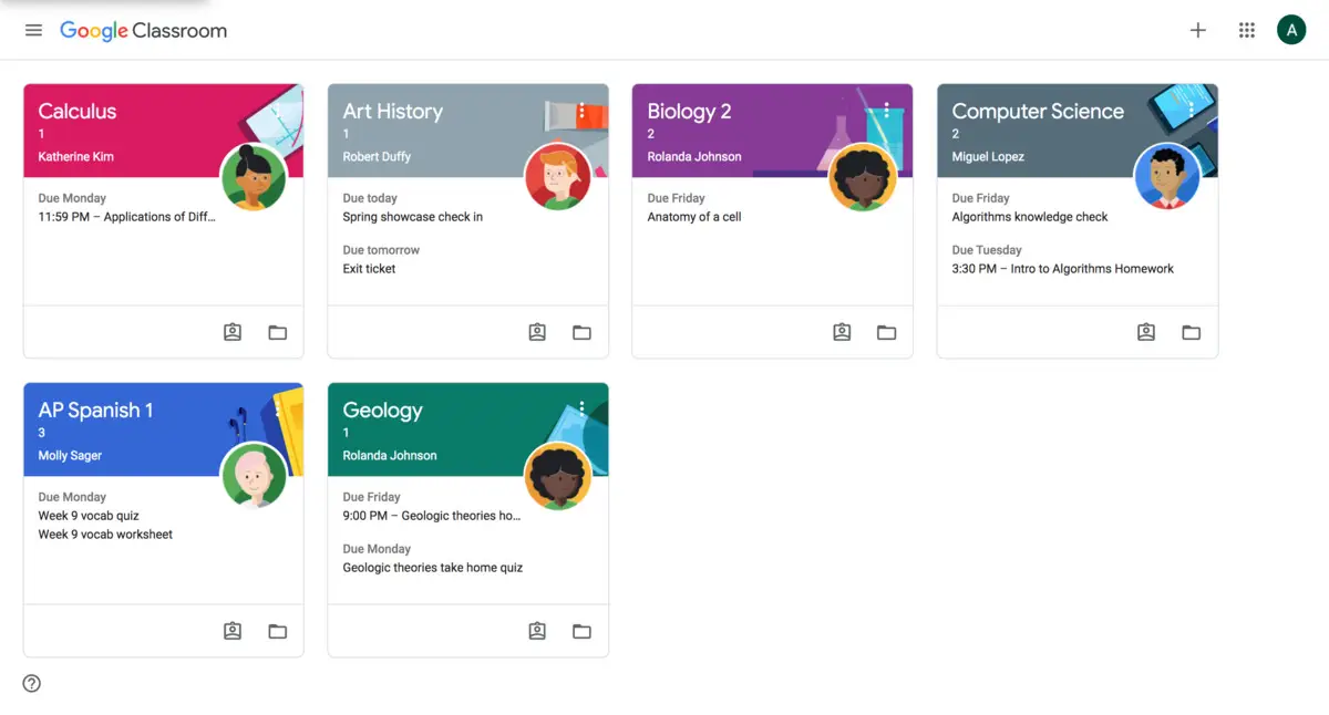"Google Classroom: Essential App and Resources for Teachers 10 Google Classroom home "Google Classroom: Essential App and Resources for Teachers - 10