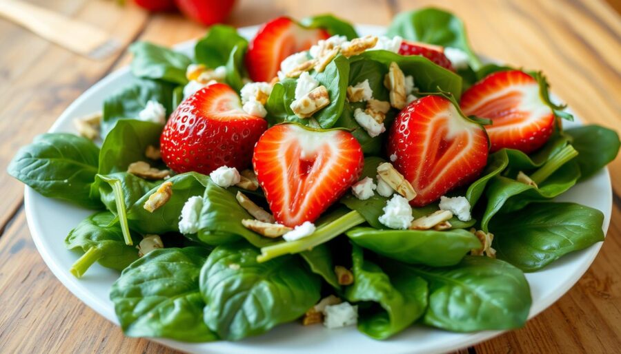 Spinach and Strawberry Salad Spinach and Strawberry Salad