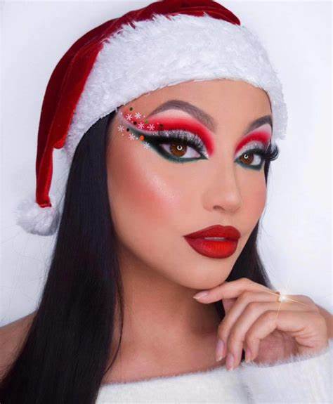 Top Christmas Makeup Look Ideas 2 Christmas Makeup Looks Top Christmas Makeup Look Ideas - 2