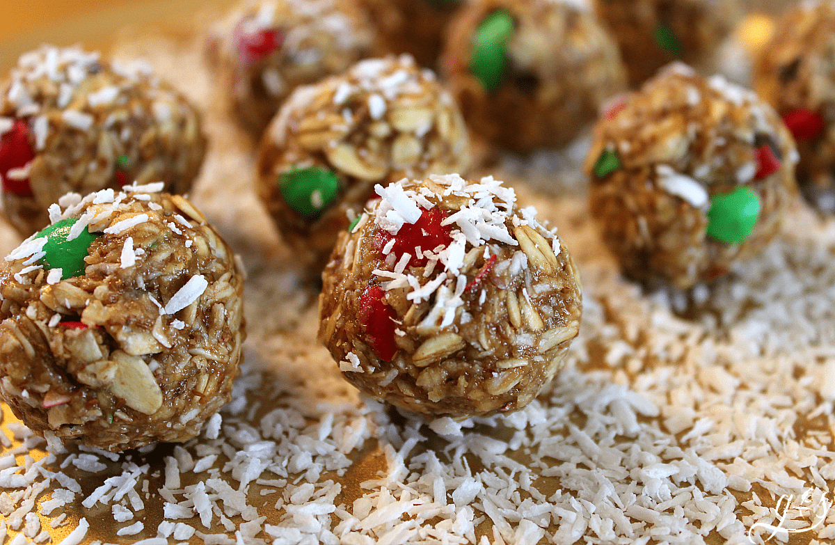 Best Christmas Snack Recipes for Easy Holiday Celebrations 16 Energy Bites with Holiday Inspired Flavors Best Christmas Snack Recipes for Easy Holiday Celebrations - 16