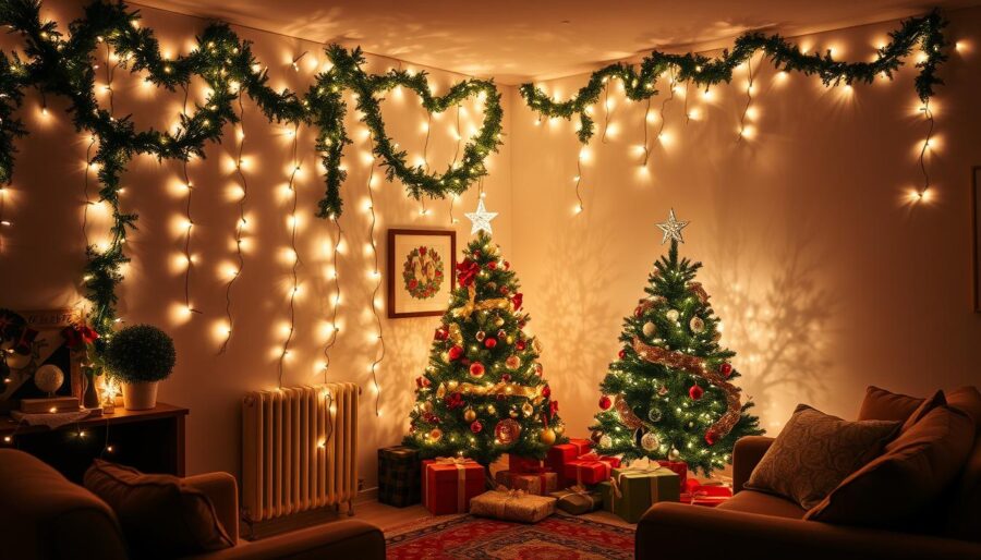 Fairy lights Christmas decor