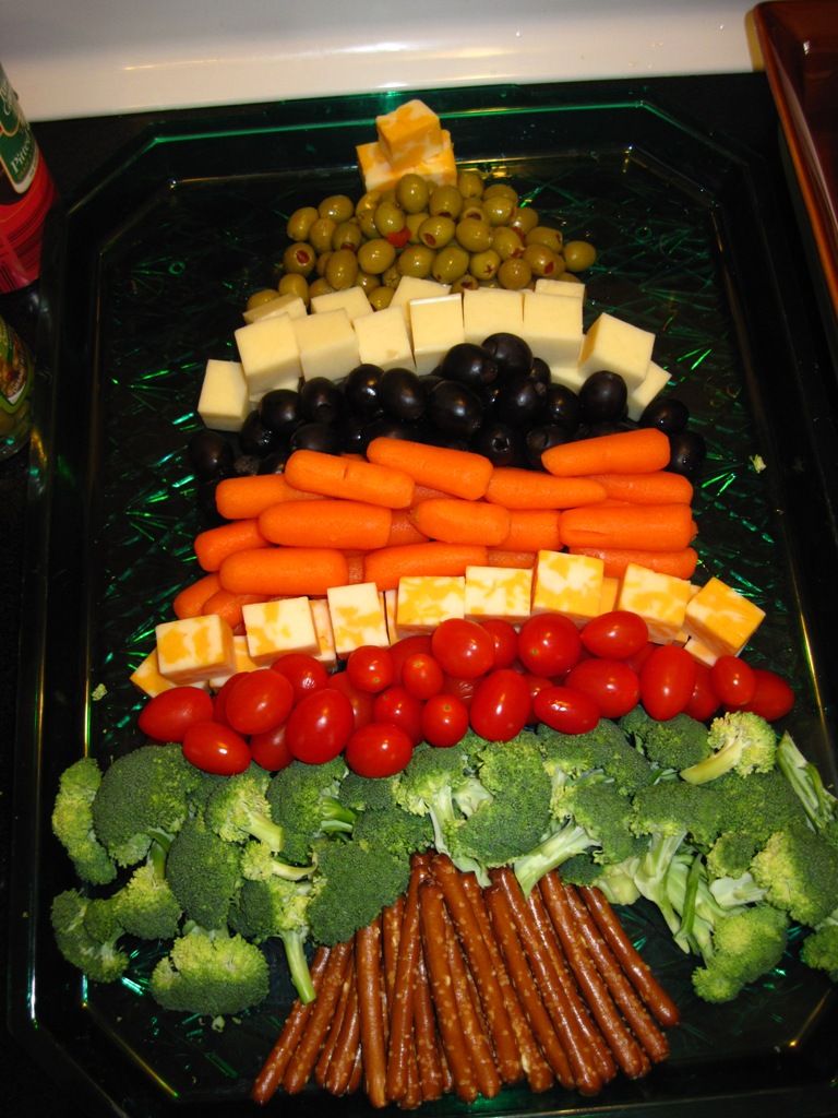 Best Christmas Snack Recipes for Easy Holiday Celebrations 15 Veggie Christmas Tree Platter Best Christmas Snack Recipes for Easy Holiday Celebrations - 15
