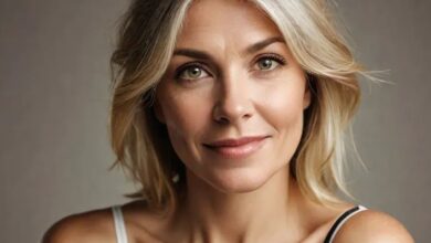 woman at their 40 The Best Skincare Routine for Your 40s: Tips from Dermatologists - 60